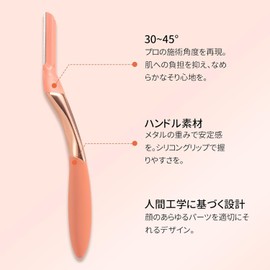 Maksure Face Razor for Sensitive Skin, Women's, Eyebrow Shaving, Pore Treatment, Replacement Blade, Non-irritating, Women's Face, Face, Facial Pores, Eyebrows