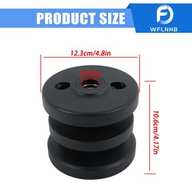 WFLNHB Bottom Roller Replacement for Bobcat Mini Track Loaders MT50 MT52 MT55 MT85 7109409 6730683