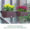 Window Planter Box Brackets, Adjustable Flower Box Brackets for Patio
