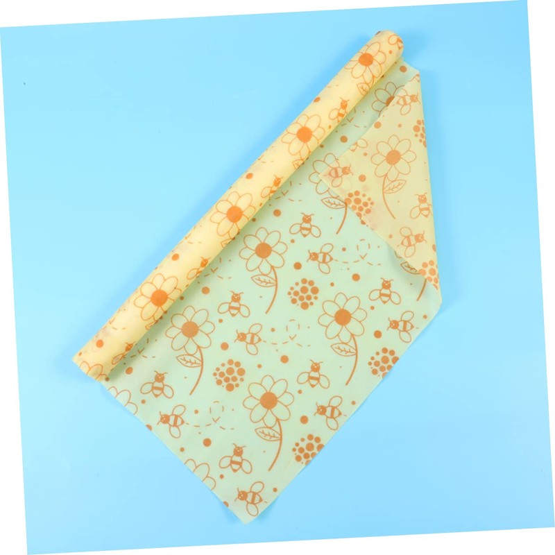 DOITOOL 1Roll Beeswax Food Wraps Organic Cotton Reusable Food Preservation