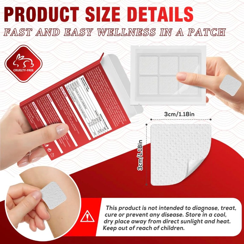 Advanced Iron Supplement Patches – Fast-Absorbing, Hypoallergenic, with Vitamins A
