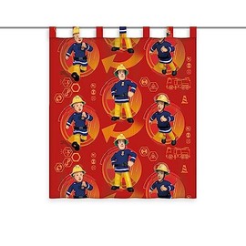 Herding Fireman Sam, Polyester, red, 160 x 140 cm