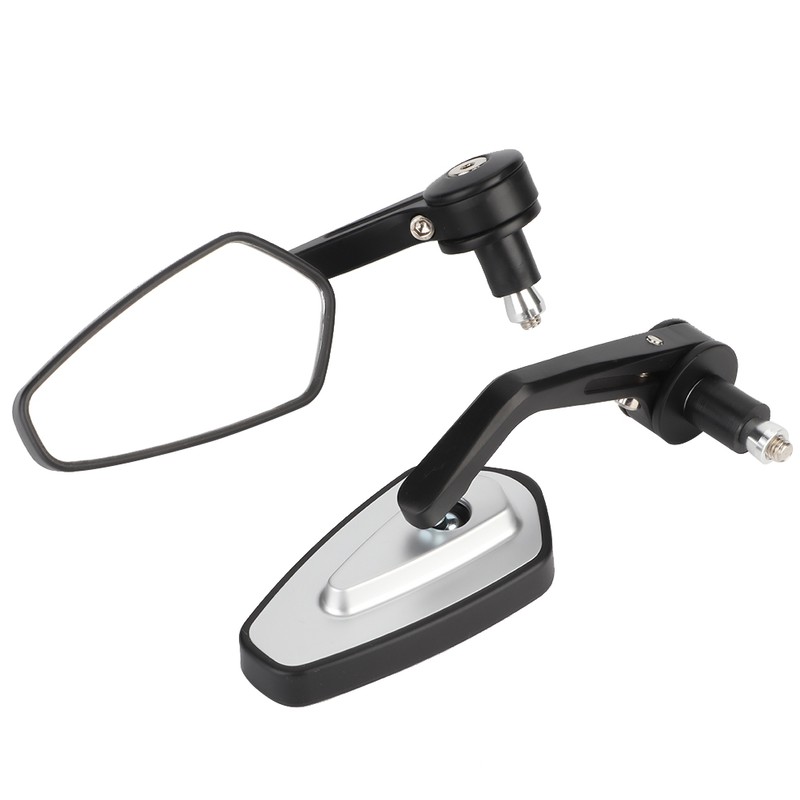 2Pcs Motorcycle Modified Rearview Mirror Reflective Rear View Side Mirrors