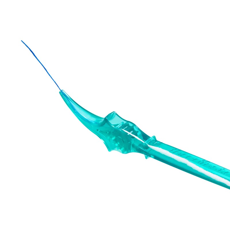 Interdental Threading System with Threadable Proxy Brush Inserts, for Flossing