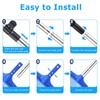 Greeily Pool Extension Pole, 3-11.8Ft Pool Poles for Cleaning Heavy