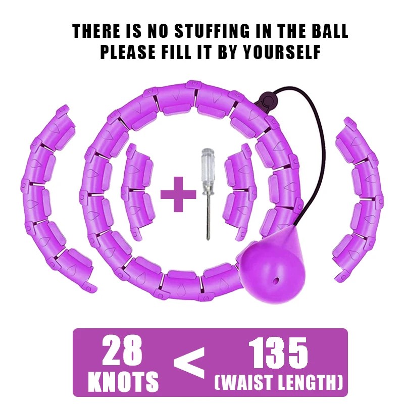 Adjustable Fitness Ring for Core Workouts – Detachable Waist Exercise