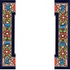 House Numbers Ceramic Numbers & Letters Tiles Red Blue &