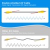 WEUASTE Premium Backup Camera RCA Cables, Car Reverse Camera Cable