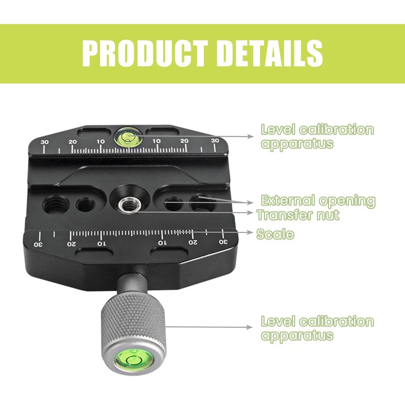 Nizirioo 70 mm Quick Release Plate, Camera Quick Release Plate,