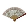 茶道具 Brown Hand Fan for Girls 溜塗 利休 Hundreds Neck