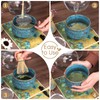 7 Pcs Matcha Whisk Set,Ceramic Matcha Set Includes Matcha Bowl,