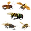 Fly Fishing Flies kit with Fly Box/Nymphs/Dry Fly,Wet Fly/Streamers/Realistic Flies