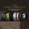 Enso Rings Etched Celtic Collection Silicone Ring - Comfortable and