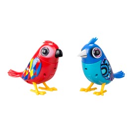 Bizak 62008611 Digibirds Bird Toy, Red/Blue, 8.5 cm