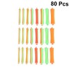 LALAFINA 80pcs Multifunction Hair Curling Flex Rods Heatless Spiral Curls