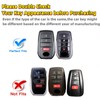 RFSRZ for Toyota Key Fob Cover,Soft Key Shell Case for