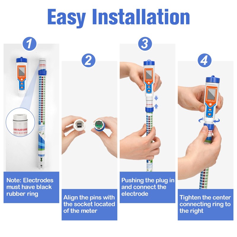 CIZTADA Truncheon Nutrient Meter for Hydroponic Digital Conductivity Tester for