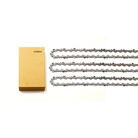 3 tallox Saw Chains 3/8 Inch 1.1 mm 40 TG for 25 cm Blade Compatible with Einhell GE-LC 18/25 Li, Makita, Husqvarna, Oregon and More