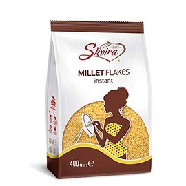 Skvira Millet Flakes Instant GMO Free No Added Sugar Halal Certificate 400 gr / 14.12 OZ (1 Pack)