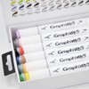 Graph' It Brush gi80110 Essential Assorted Colours (Set of 12