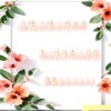 Daisy Press on Nails Medium Ballet Shaped White Flower Daisy