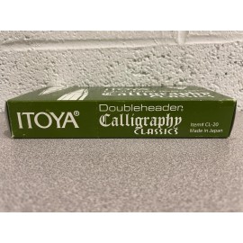 Unbranded ITOYA Doubleheader Calligraphy Marker 1.5mm/3.0mm EVERGREEN CL-20 Box Of 12