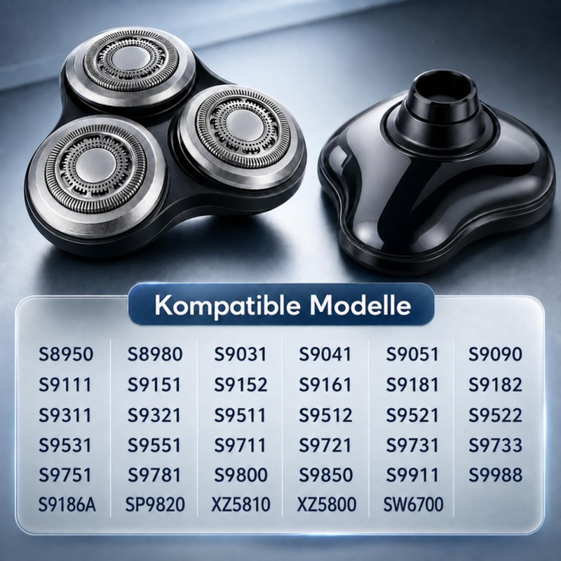 Replacement Shaver Head Compatible with Series 9000 / S9000, Complete