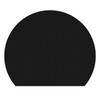 IFEND Cutting Board, D Shape, Heat Resistant, Black, Semicircle, Large,