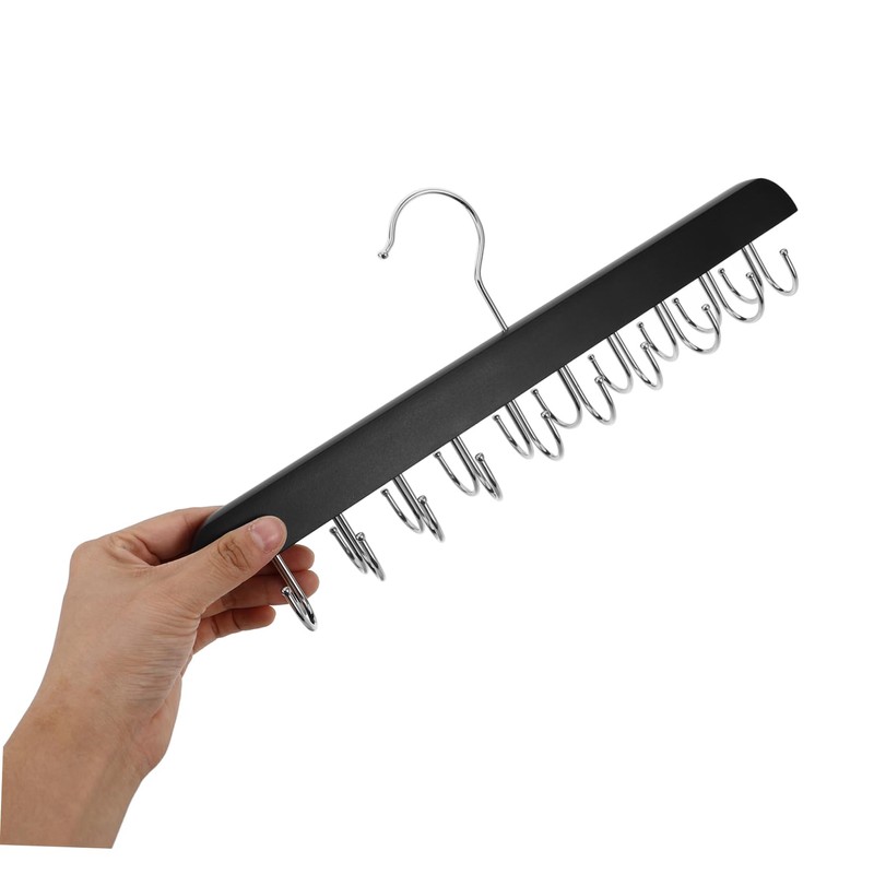 iplusmile 2pcs Closet Organizer Hanger with Hooks Foldable Design for