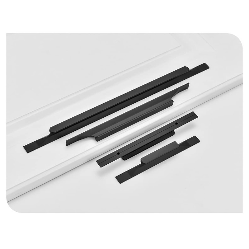 Qrity 10 x European Aluminium Alloy Kitchen Cabinet Pulls Wardrobe