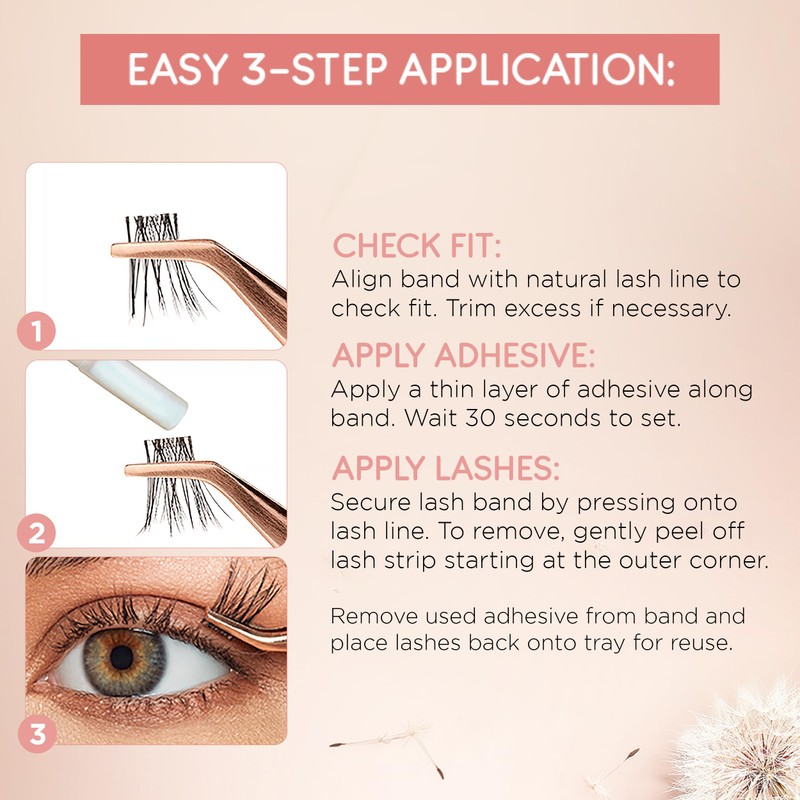 Ardell Half Naked 434 False Eyelashes, Natural Cat Eye False