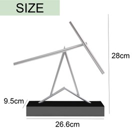 Asdays Swinging Sticks Object Interior Desktop Perpetual Engine Mobile Permanent Kinetic Art (A-Shape)