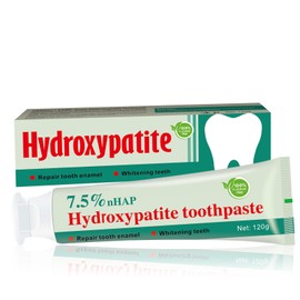 Hydroxyapatite Toothpaste, Helps Remineralize Teeth, Nano Hydroxyapatite Toothpaste, Repair Sensitive Teeth and Effectively Whiten Teeth, Fluoride-Free, Refreshing Mint Flavor 4.23 Ounce (Pack of 1)