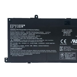 EPYOBW GD03XL Laptop Battery 59.16Wh 4854mAh 11.58V Compatible with HP Envy x360 14 2-in-1 14-fa0000 / OmniBook X 14 / EliteBook Ultra G1q Series GD03059XL N66215-005 N66000-1E1 HSTNNN-AB1E
