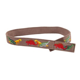 MYSELF BELTS - Dinosaur Print Easy Velcro Belt For Toddlers/Kids