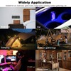 SAMGCHI Car USB Night Lights, Retro Touch Control Car Ambient