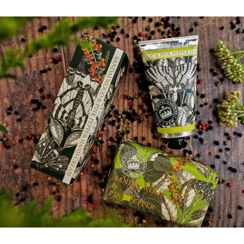 Royal Botanical Gardens, Kew Sandalwood & Pink Pepper Hand Cream,