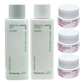 Innisfree Green Tea for Men 2 types (skin + lotion) + / 이니스프리 그린티 포맨 2종구성(스킨+로션)+
