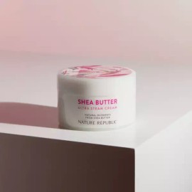 Nature Republic [네이처리퍼블릭] 승무원크림! 쉐어버터 스팀크림 울트라 (극건성용) 100ml [Nature Republic] Flight Attendant Cream! Shea Butter Steam Cream Ultra (For Extremely Dry Skin) 100ml