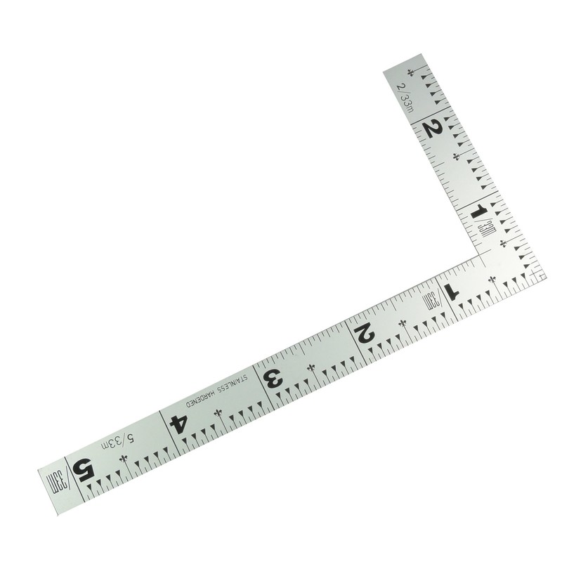 Shinwa Sokutei 10037 Flat Scale 5.9 inches (15 cm), Back