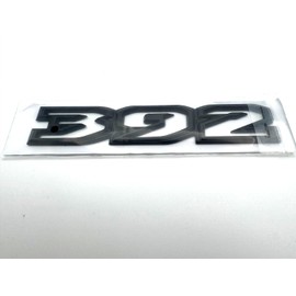 1x Paint 392 Emblems Front Fender Hood 3D Badge Nameplate Letter Compatiable with 2021-2024 Wrangler (Matte Black)