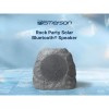 Emerson Rock Party Solar Bluetooth Speaker with Clear Sound to
