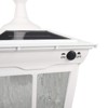 Kemeco ST4311AQ-W Solar Post Light Outdoor, Dusk to Dawn Bright