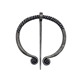 XGALA Viking Brooch Pin Clasp Clothes Cloak Pin Celtic Shawl Scarf Brooch Jewelry for Women Girls, Metal,
