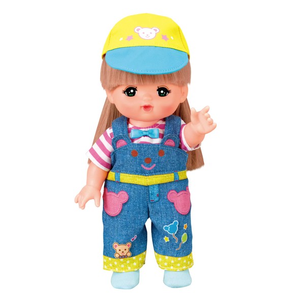 Mell-Chan Dress-Up Set Bear Overalls (*Dolls Not Included)