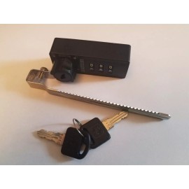 armstrong 3 digit Combination Ratcheting Lock For Showcase Sliding Glass Door DL-BK470