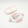 OSK Snoopy PCD-500 Lunch Box with Divider Pink Peanatus 75th