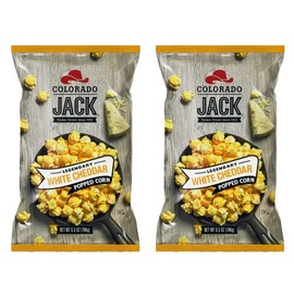 Colorado Jack Gourmet Flavored Popcorn - Colorado Jack Popped Corn in Legendary Flavors (White Cheddar)
