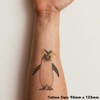 'Rockhopper Penguin' Temporary Tattoo - Water Resistant, Skin-Safe, Non-Toxic Transfer