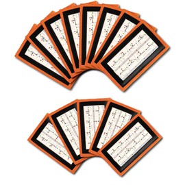 WRISTBAND INTERACTIVE Y23 - Football Wristbands - Wrist Coach - QB Wristband - Football Play Wristbands - Playbook Wristband (Orange, 8 Pack)
